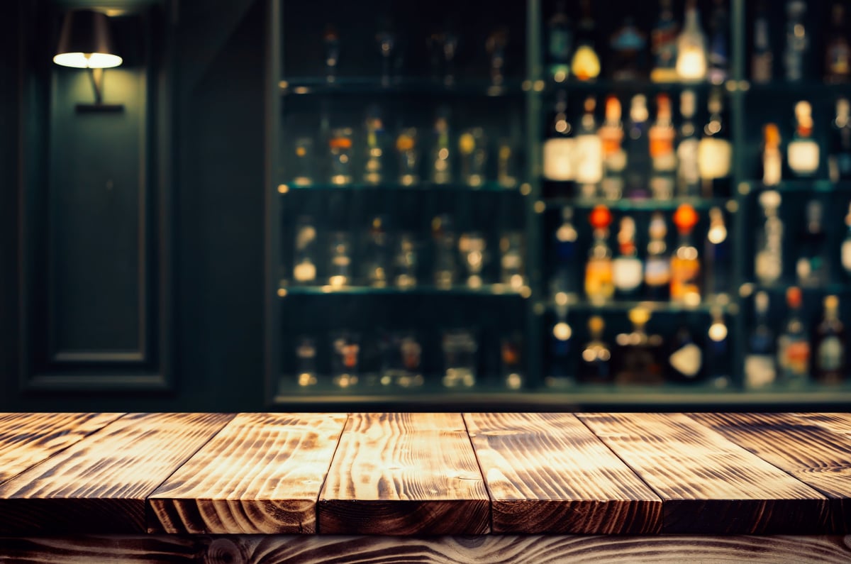 Hideout Bar interior