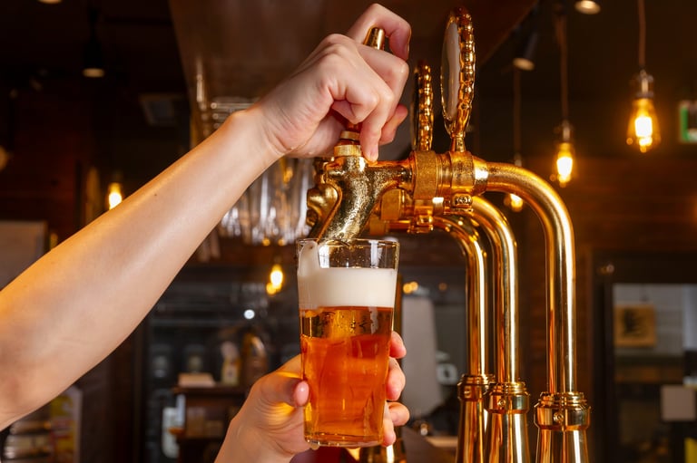 Delicious beer is waiting for you